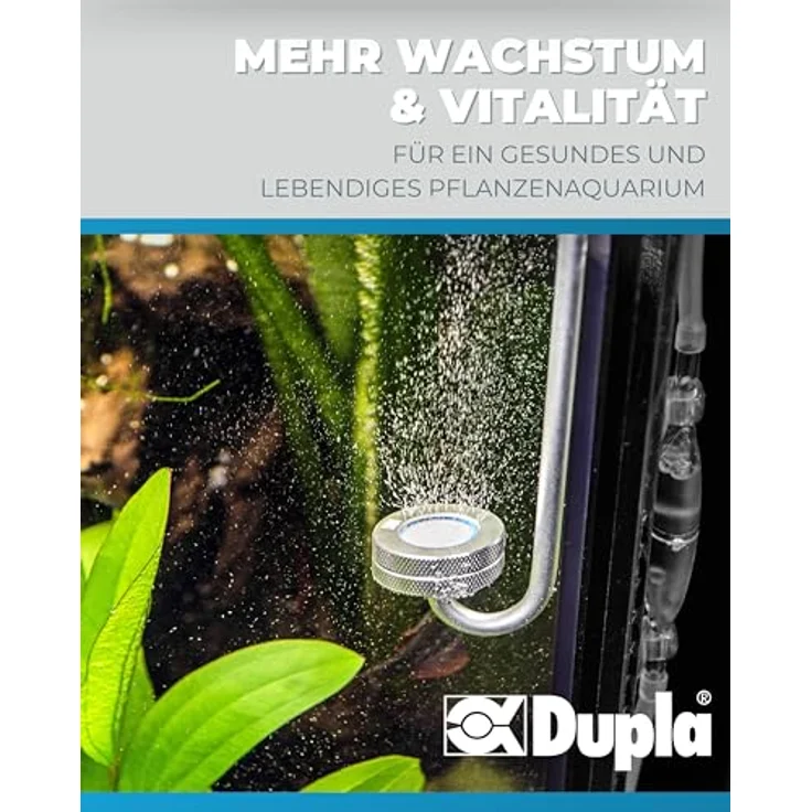 Dupla Scaping Tools CO2 Diffusor Set L, für Aquarien bis 160 L, inklusive Blasenzähler und Sicherheitsventil, effiziente CO2-Diffusion – Bild 3