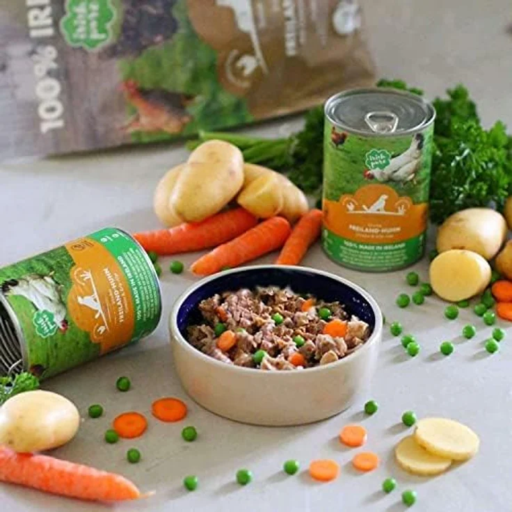 Irish Pure Premium Junior Nassfutter für Hunde, getreidefreies irisches Huhn mit Vitaminen und Superfood Kelp-Alge, 12 x 390g, für alle Rassen – Bild 4