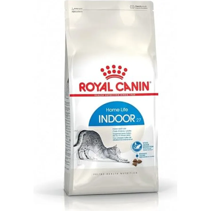 Royal Canin Home Life Indoor 27, 10 kg Katzenfutter für Wohnungskatzen mit L.I.P.-Proteinen, fördert gesunde Verdauung und Harnwege