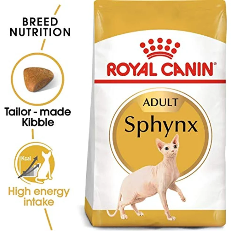 Royal Canin Feline Breed Sphynx, Trockenfutter für Sphynx-Katzen ab 12 Monaten, 10 kg – Bild 3