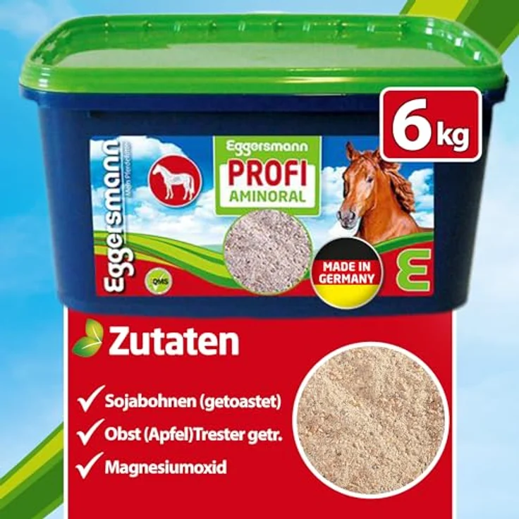 Eggersmann Mein Pferdefutter Profi Aminoral 6 kg, Konzentrat mit essentiellen Aminosäuren zur Unterstützung von Muskelaufbau, Rittigkeit & Ausdauer für Sportpferde – Bild 5