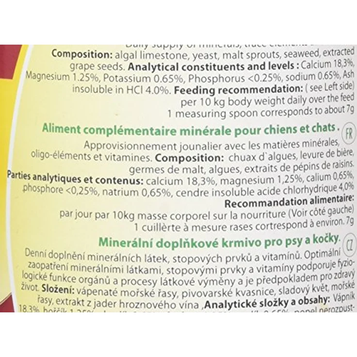 cdVet Fit-BARF Micromineral 1 kg, Mineralstoff- und Spurenelemente-Pulver für Hunde und Katzen, 100% natürliche Zutaten – Bild 6