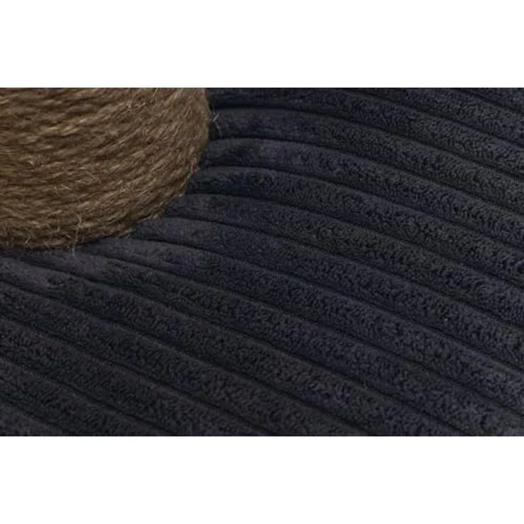 Designed By Lotte Kratzbaum Ribbed - Kratzbaum - Anthrazit - 35x35x50 cm mit geripptem Stoffboden und integriertem Katzenspielzeug - Preisvergleich – Bild 6