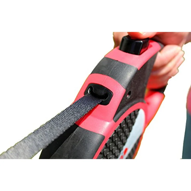 KONG Terrain Hundeleine, einziehbar mit Softgrip-Griff und intuitivem Bremssystem, schwarz – Bild 5