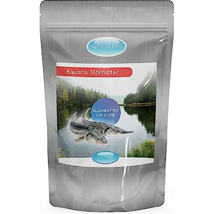 Aquaris AQUARIS Störfutter, leicht verdauliches Futter für Störfische, 2040 g, trübt das Wasser nicht, mit Nährstoffen und nützlichen Elementen