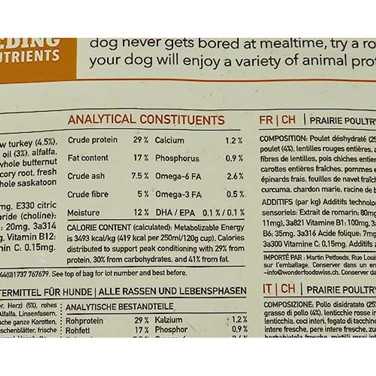ACANA Prairie Poultry, Hundefutter mit 50% Fleischanteil, 9,7 kg – Bild 12