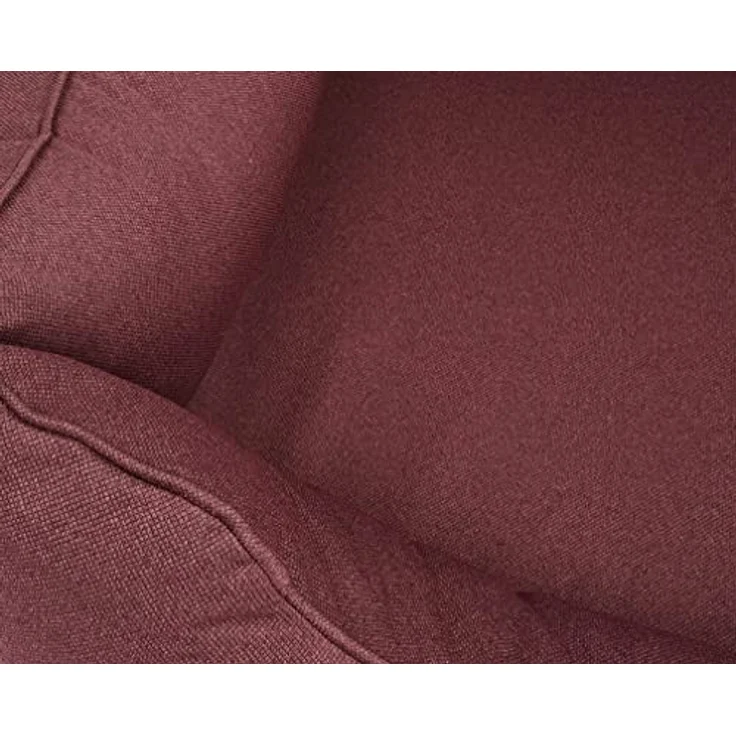 Knuffelwuff Hundebett Leon, Orthopädisches Wasserabweisendes Veloursbett mit abnehmbarem, waschbarem Bezug, S 70 x 50 cm, Rot, für große, mittelgroße und kleine Hunde – Bild 3