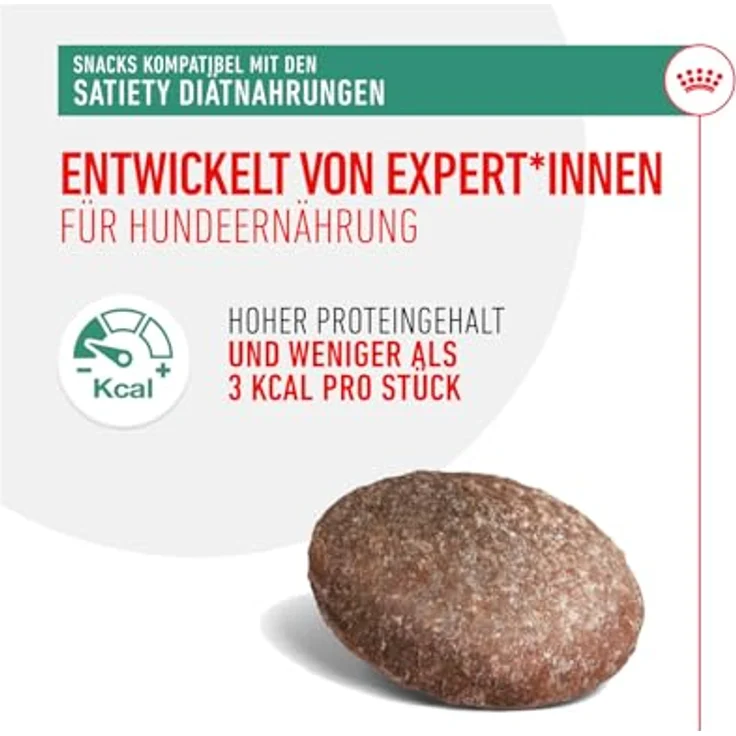Royal Canin Veterinary Satiety Weight Management Treats, 230 g Snacks für erwachsene Hunde, weniger als 3 Kalorien pro Stück, wiederverschließbarer Beutel – Bild 3