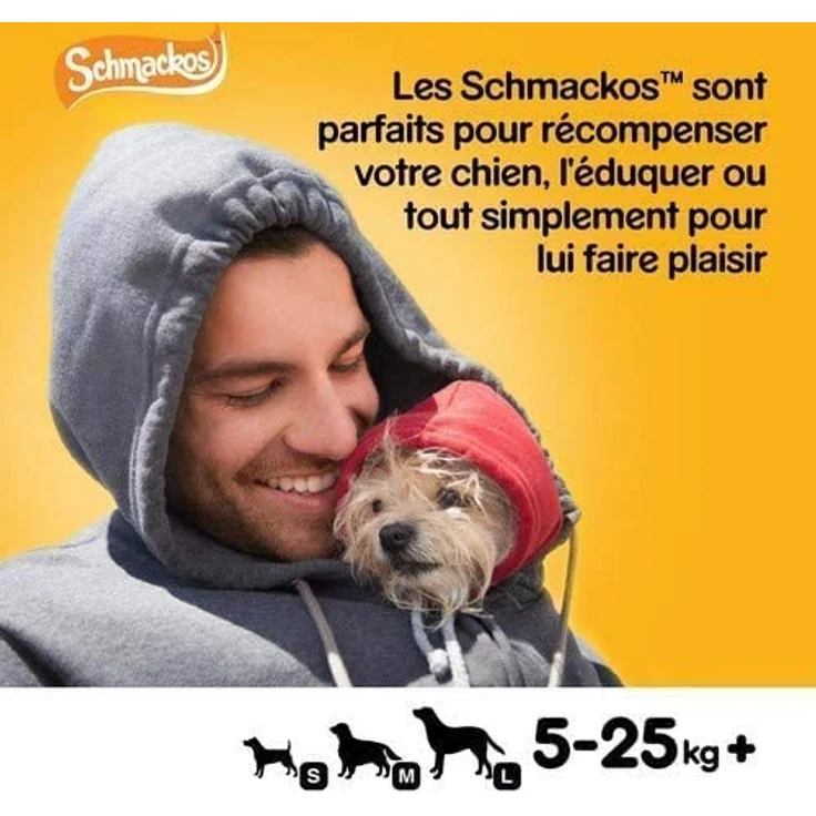 Pedigree SCHMACKOS Multi Mix, 20 Kausticks mit Mineralstoffen für starke Knochen, 144 g – Bild 8
