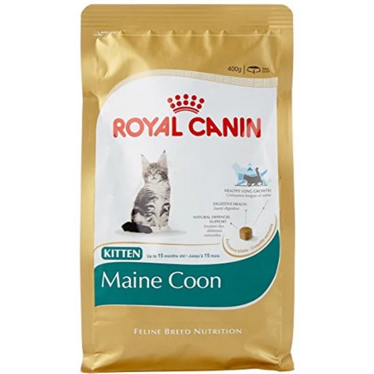 Royal Canin Feline Kitten Maine Coon 36, Katzen-Trockenfutter für gesundes Wachstum, 2er Pack (2 x 400 g) – Bild 1