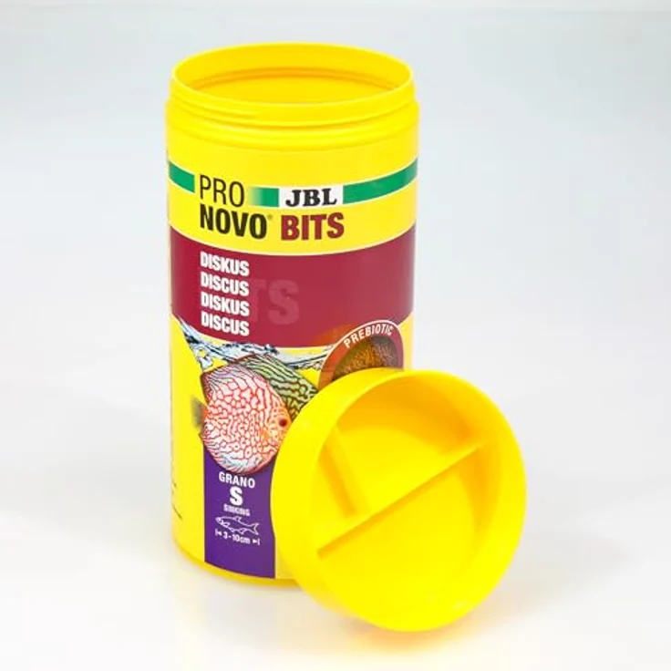 JBL PRONOVO BITS GRANO, Hauptfutter für Diskus und Buntbarsche, sinkendes Granulat, Größe S, 1000 ml, hohe Akzeptanz durch natürliche Rohstoffe – Bild 4