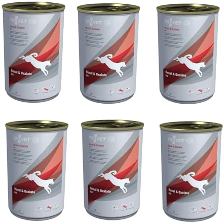 Trovet Renal & Oxalate Nassfutter Hund RID, diätetisches Alleinfuttermittel zur Unterstützung bei Nierenerkrankungen und Harnkristallen, 6 x 400 g – Bild 1