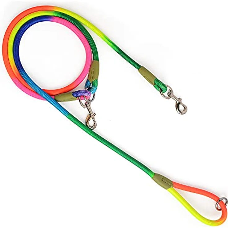 Eyeleaf Freihändige Hundeleine, reflektierend, 2,2 Meter lang, Anti-Zug, für große, mittelgroße und kleine Hunde, Orange – Bild 5