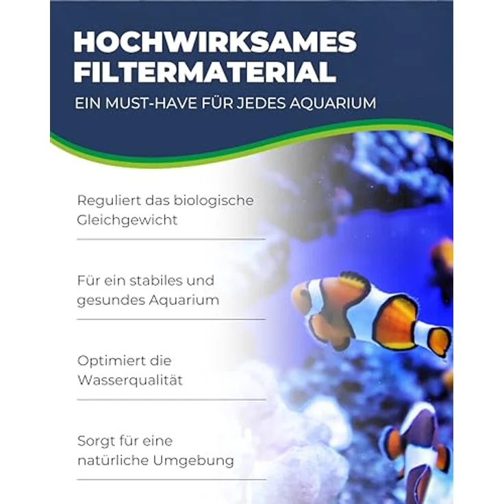 HOBBY Aquaristik Zeolith I 500g, Naturreines Filtermaterial für Süß- & Meerwasseraquarien, gegen Ammonium & Algenwachstum, biologische Wasseraufbereitung – Bild 3