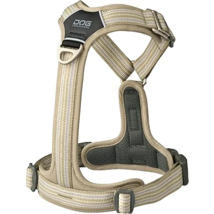 DOG Copenhagen Comfort Walk Air 3.0 Hundegeschirr, ergonomisches Welpengeschirr in Desert Dune, Größe M mit reflektierendem 3M-Besatz – Bild 2