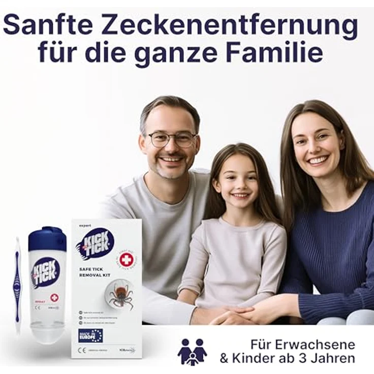 Novokill KICK THE TICK Vereisungsspray mit Zeckenzange – Schmerzfreier Zeckenentferner für Mensch, Kind, Hund & Katze – Über 40 Anwendungen – Bild 2