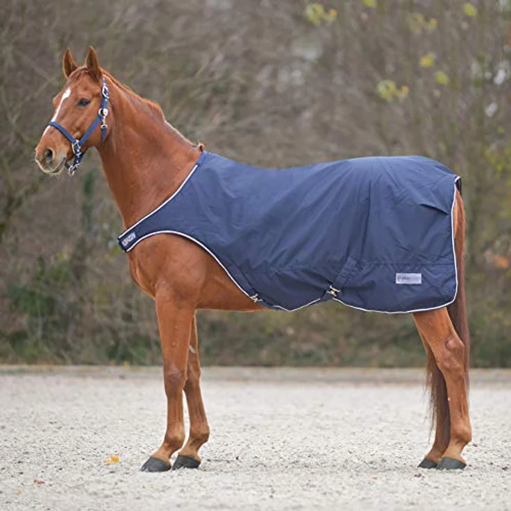 WALDHAUSEN COMFORT Führmaschinendecke 100 g, wasserdicht und atmungsaktiv mit schweißabsorbierendem Fleece-Innenfutter, schwarz – Bild 1