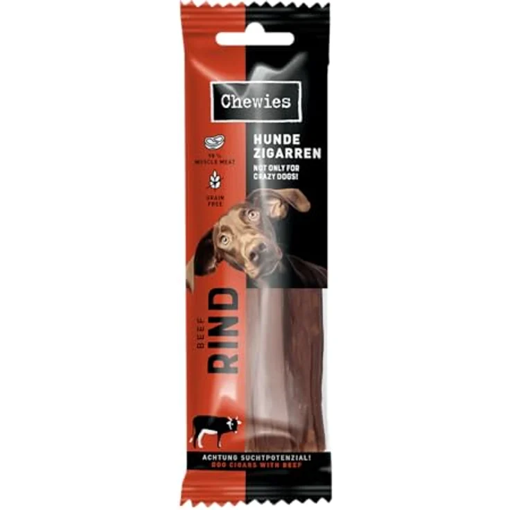 Chewies Hundezigarren Rind, natürlicher Kausnack, 75g – Bild 1