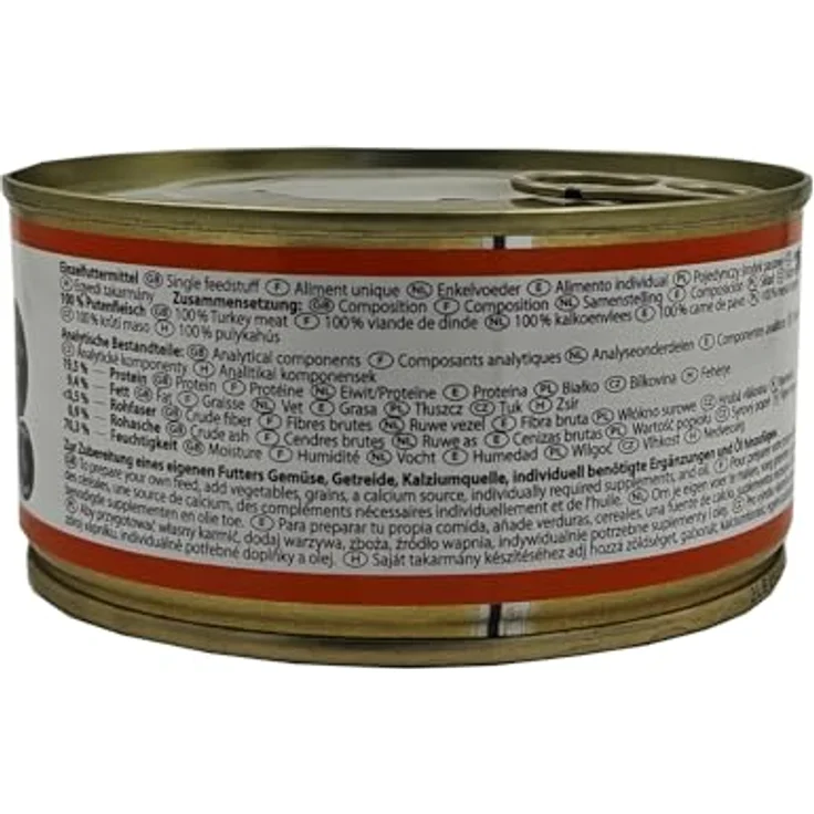 Lunderland Dosenfleisch Putenfleisch, 5 x 300g 100% Putenfleisch, Hundefutter Nassfutter ohne Zusatzstoffe – Bild 3