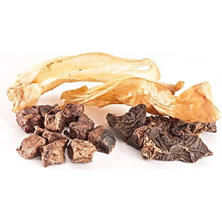 mascota vital Hirsch-Mix 200g, 100% Hirsch, schonend getrocknet, 100% Natur, Kausnack für Hunde, ohne Zusätze, für sensible Hunde