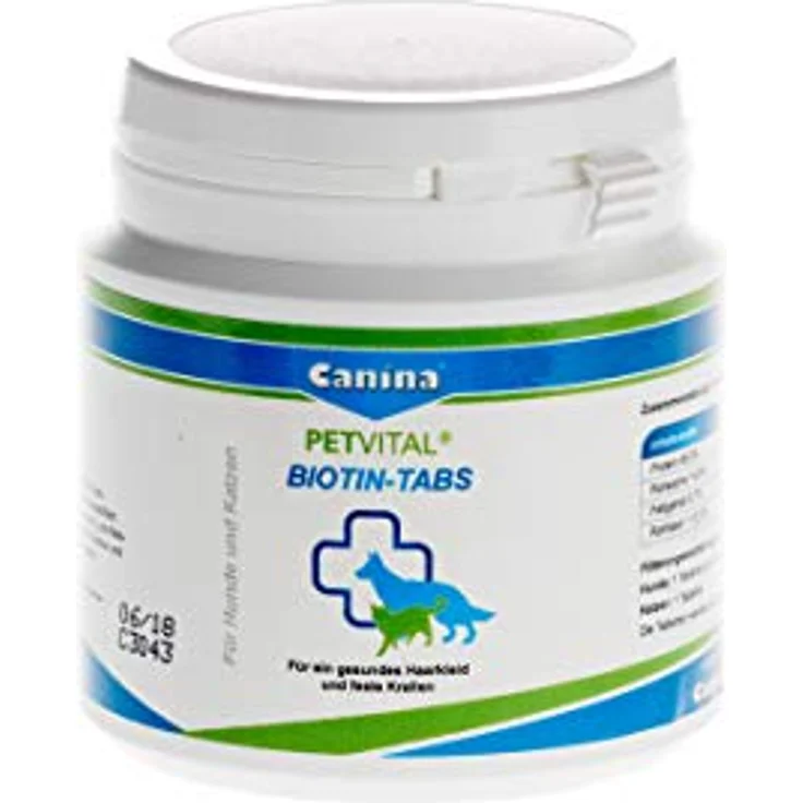 Canina Petvital Biotin-Tabs, Vitamin H für Hunde, hohe Geschmacksakzeptanz, 1 x 0.1 kg – Bild 4