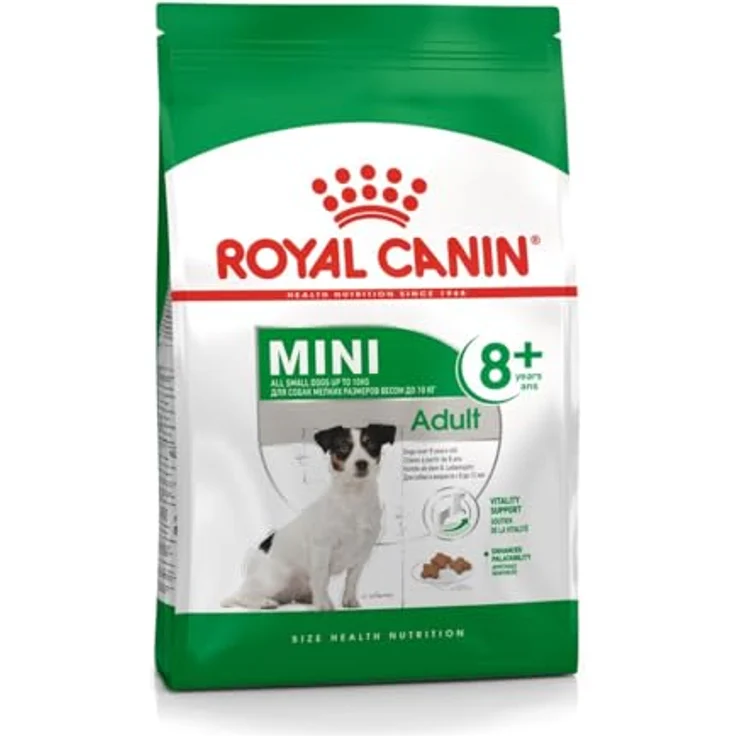Royal Canin Mini Adult 8+, Hundefutter für kleine Hunde ab 8 Jahren, 8 kg Packung, ausgewogene Rezeptur für gesunde Vitalität – Bild 2