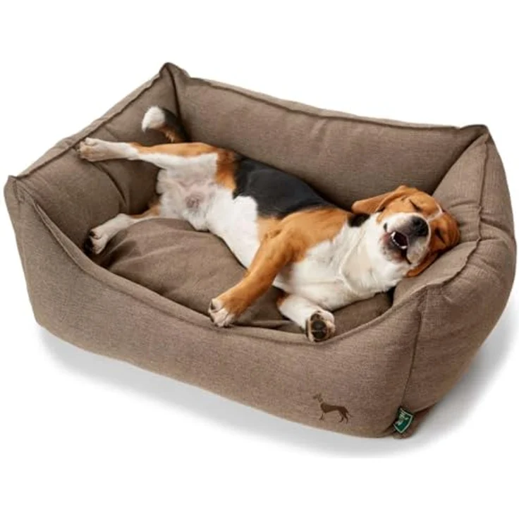 Hunter Hunde-Sofa Livingston braun M – 80x60 cm – Bild 4