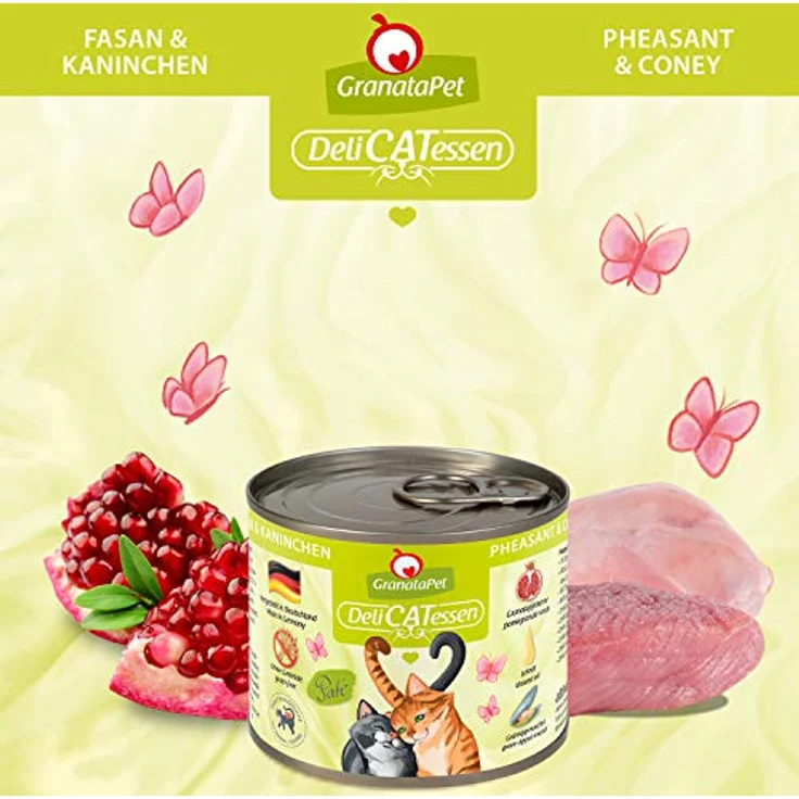 GranataPet DeliCatessen Multipack 3, Nassfutter für Katzen ohne Fisch, Alleinfuttermittel ohne Getreide, hoher Fleischanteil, 6 x 200 g – Bild 5