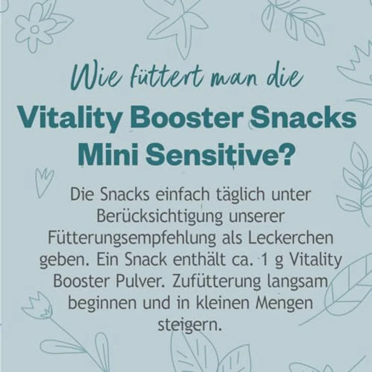 GRAU Hokamix Vitality Booster Snack Mini Sensitive, Ergänzungsfuttermittel für Hunde, 150g, getreidefrei und leicht verträglich, unterstützt Haut, Fell & Stoffwechsel – Bild 5