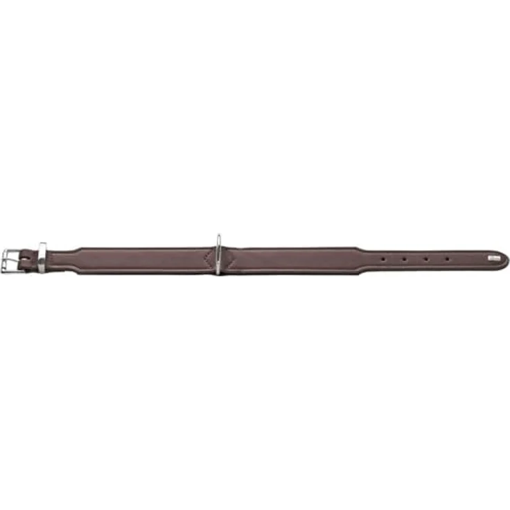 Hunter Hunde-Halsband Basic braun-schwarz S-M – Bild 4