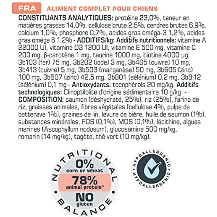 VERSELE-LAGA Opti Life Adult Skin Care Medium & Maxi, Hypoallergenes Trockenfutter für große und mittelgroße Hunde, 12,5 kg, für gesundes Fell und starke Gelenke – Bild 3