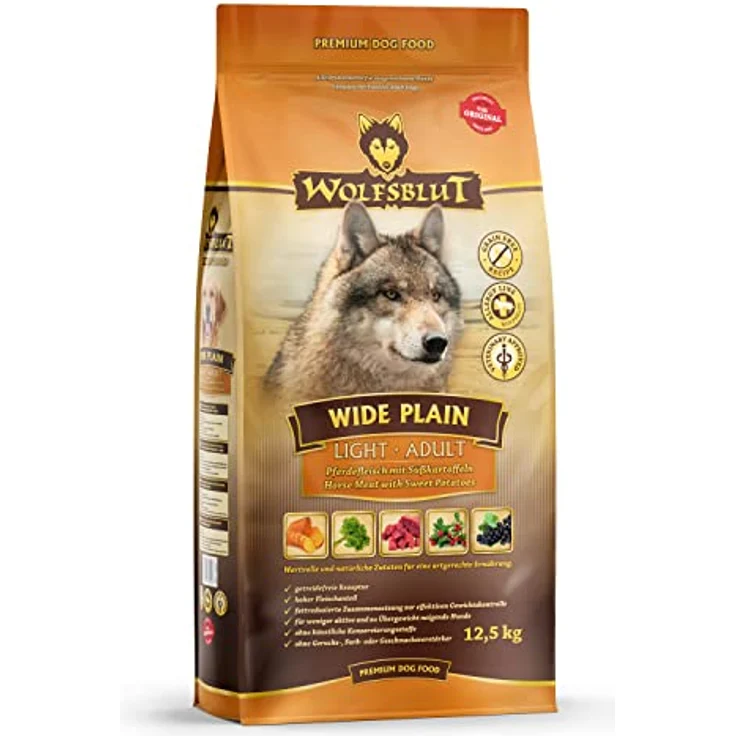 Wolfsblut Wide Plain Light, Hunde-Trockenfutter, getreidefrei, 2x12,5kg – Bild 1