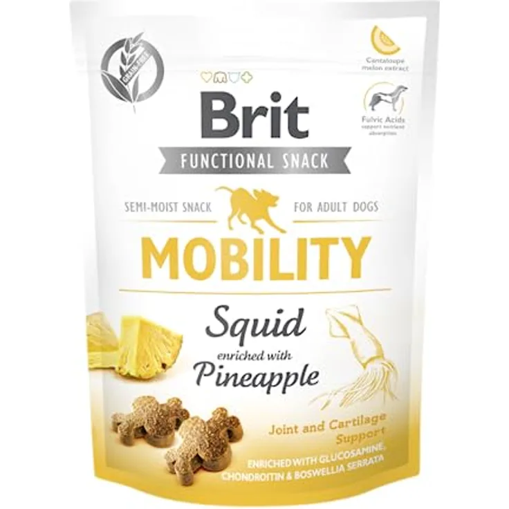Brit Functional Snack Mobility für Knochen und Gelenke, 150 g - Hunde-Trockenfutter zur Unterstützung der Gelenkgesundheit