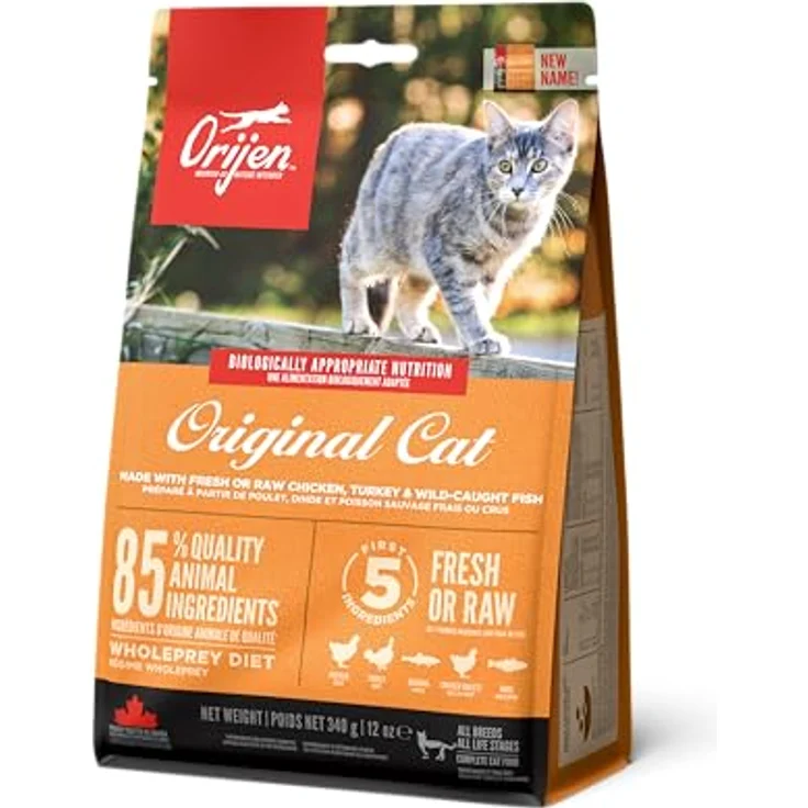 Orijen Cat & Kitten Whole Prey, Katzen-Trockenfutter mit hoher Proteinquelle, 1,8 kg – Bild 3