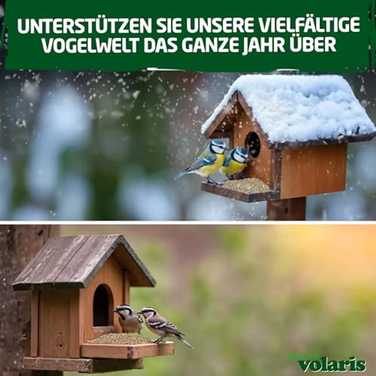 Eggersmann volaris Sonnenblumenkerne Vogelfutter, 2,5kg geschält für alle Vogelarten, ganzjährig verwendbar, Made in Germany – Bild 5