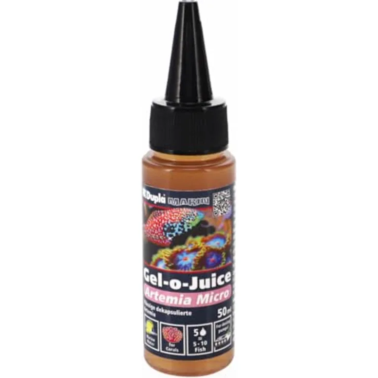 Dupla Marin Gel-o-Juice Artemia Micro, 50 ml - Flüssigfutter für Aquarienfische, ideal für Jungfische und gesundes Wachstum