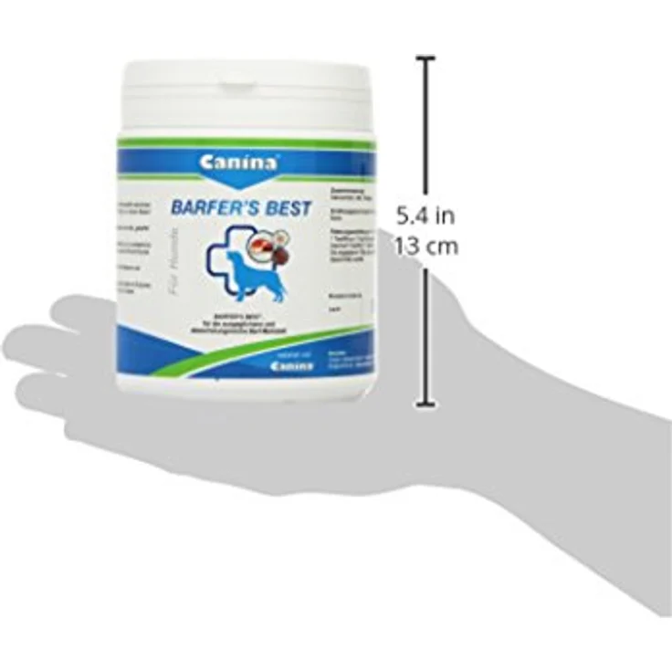Canina Barfer's Best, Ergänzungsfuttermittel für Hunde mit hochwertigen Vitalstoffen, 0,5 kg, hellbraun – Bild 3