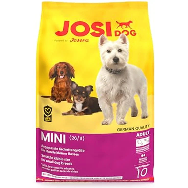 JosiDog Mini Trockenfutter, Sparpaket 2 x 10 kg, glutenfrei, reich an Proteinen und Antioxidantien, für kleine Hunde – Bild 8