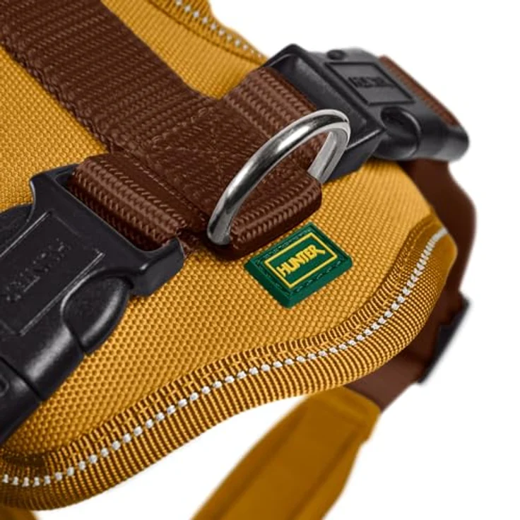 Hunter Hunde-Geschirr Neopren braun-karamell M 1 – Bild 8