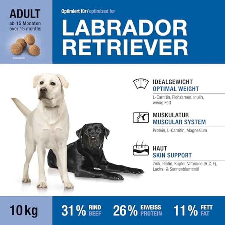 Wildsterne Breed Selection Labrador Retriever, 10 kg Trockenfutter, getreidefrei, Monoprotein, von Tierärzten entwickelt – Bild 2