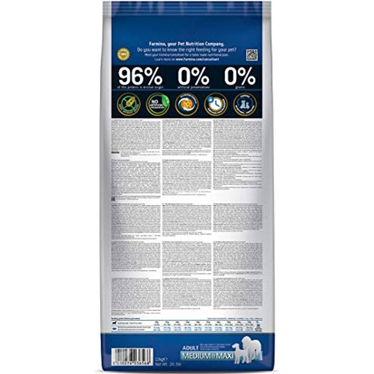 Farmina NundD Ocean Dog Kabeljau Adult Trockenfutter für mittelgroße und große Hunde, 12 kg – Bild 2