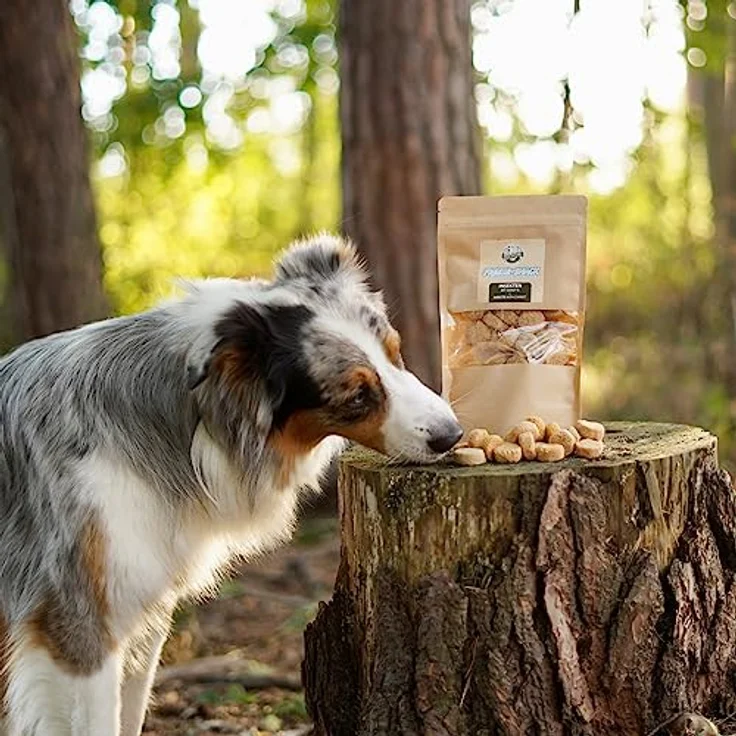 Bellfor Gefriergetrocknete Freeze-Snacks für Hunde, 250 g, kohlenhydratarm, ohne künstliche Zusatzstoffe, hohe Verträglichkeit, ideal für Hundetraining – Bild 4