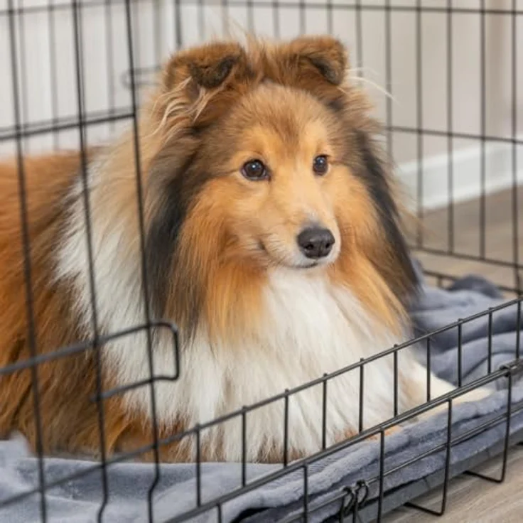 TRIXIE Home Kennel S, Hundekäfig 64 x 54 x 48 cm, schwarz, mit 2 Türen und Sicherheitsverschlüssen – Bild 5