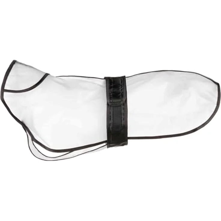 Trixie Regenmantel Tarbes transparent-schwarz L: 55 cm – Bild 2