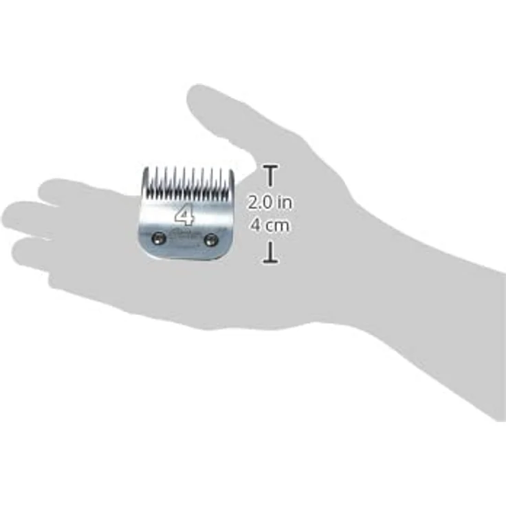 Oster Scherkopf Nr. 4, L: 9,5 mm Skip Tooth, Ersatzklinge für Hundeschermaschinen – Bild 4