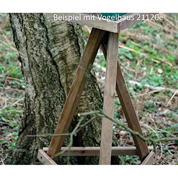 Luxus-Vogelhaus 33311e Winterfutterhaus-Ständer aus imprägniertem Kiefernholz, 60 x 60 x 90 cm – Bild 3