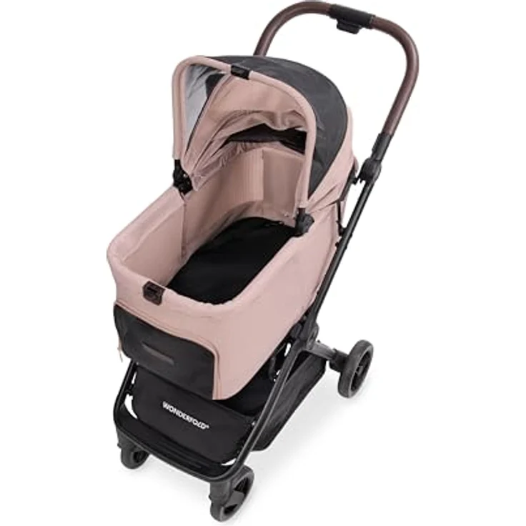 Wonderfold Bella Hunde-Transportbox, Buggy mit AutoFold-Funktion, leichtem Aluminiumrahmen und atmungsaktiver Mesh-Haube, bis 13 kg Traglast – Bild 8