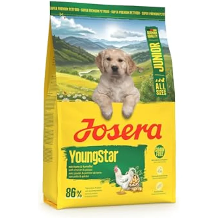 Josera Junior YoungStar, Trockenfutter für junge Hunde ab 6 Wochen, getreidefrei, 3 kg – Bild 3