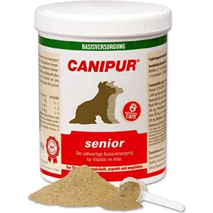 Canipur Senior 500g, Ergänzungsfutter für alternde Hunde mit Vitaminen – Bild 3