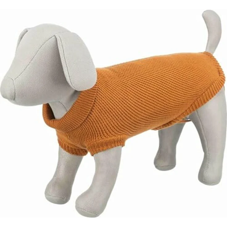 Trixie Citystyle Hundepullover Berlin Roest, warmer Pullover mit Kragen und Beinschlaufen, Größe L – Bild 4